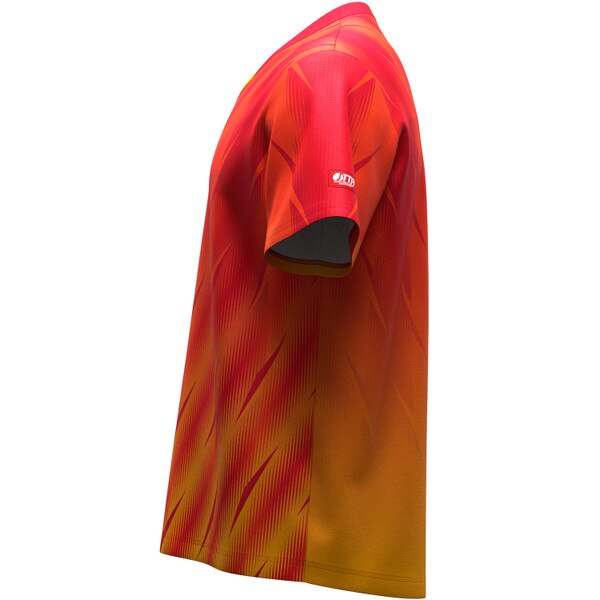 Butterfly Flazer Shirt - Red - Left Side